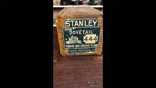 Stanley No. 444 In Original Box Dovetail Plane.