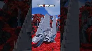 Lambda Class Shuttle #starwars Minecraft Timelapse #minecraft