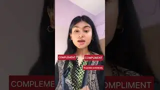 Complement Vs Compliment                 #speakinenglish #english #learning #viral #study