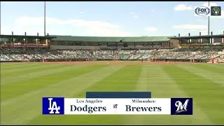 Los Angeles Dodgers vs Milwaukee Brewers MLB 2021 Spring Training highlights 03232021 Walker Buehler