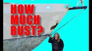 #31 - Is the front end of our boat rusted beyond repair? Restoring our abandoned  yacht