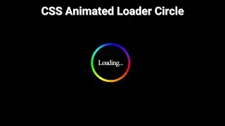 Creative CSS Loading Animations Effects | CSS Animation | Web Designing Tutorial