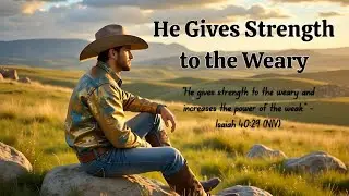 He Gives Strength to the Weary I Isaiah 40:29 | Scripture in Songs (Country Gospel Relaxing 2026)