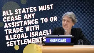 Helen Clark's Address to the UN Security Council: A Call for Accountability and Peace in Palestine
