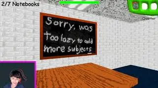 Playing Baldi's Basics (He's tweakin' out bruh) | Faisal Al -daily