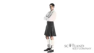 Mens 8 Yard Heavy Weight Leather Kilt