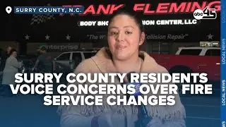 Surry County residents voice concerns over fire service changes, two stations to close