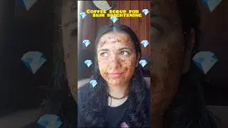 Coffee Scrub For Skin Brightening #skincare #brightskin #beautytiips #coffescrub #shorts #viralshort