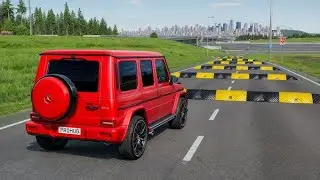 Cars Vs Speed Breaker challenge#3 BeamNG. Drive