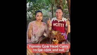 Yummy Cow Head Curry​ recipe cook and eat