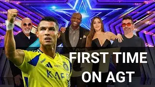 Wow cristiano Ronaldo first time on Agt