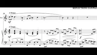 Adrienne Albert - Reflections for Soprano Saxophone and Piano (1994) [Score-Video]