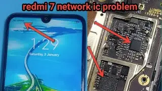 Redmi 7 no service problem fix change IC easy solution all no service phone