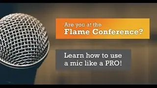 How to hold a mic like a pro! (ukactive Flame Conference delgates)