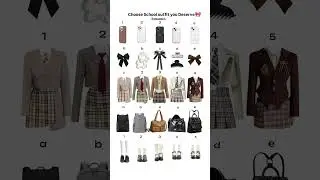 Choose your school outfit 🎀 #fashion #preppy #aesthetic #outfitideas #outfit #shorts 🫶✅