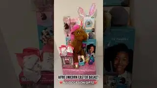 Afro Unicorn Easter Basket #viralvideo #gift #trending