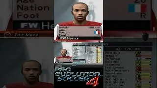 Arsenal Full Squad in PES 4 &ndash; Full Team & Player Stats | Pro Evolution Soccer 4
