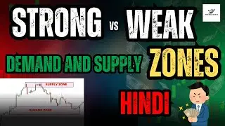 Identify strong vs weak demand and supply zones | advance price action | TradeLikeSid