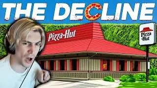 Pizza Hut Hasn’t Been Doing So Well | xQc Reacts