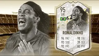 95 PRIME ICON MOMENT RONALDINHO REVIEW ONLY GOALS FIFA 22