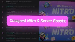 Как получить самые дешевые бонусы Discord Nitro и сервера!