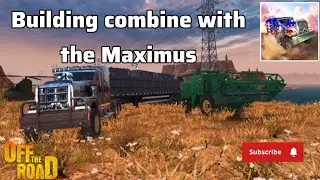 Building combine with the Maximus in the Red Canyon - Off The Road - OTR Offroad car driving Game