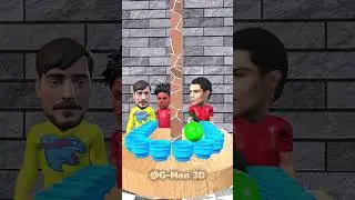 Cristiano funny the Ball vs Mr Beast and Speed 😁😂🤩 #mrbeast #funny #scaryteacher3d