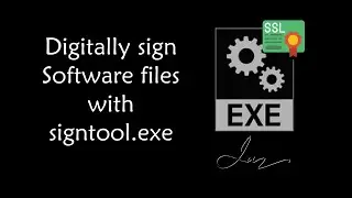 Цифровая подпись программного обеспечения с помощью signtool