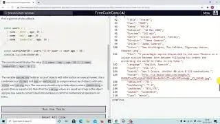 Tutorial 9 - use filter method to extract data from an array - freecodecamp