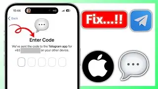 How To Fix Telegram Not Sending Verification Code On Iphone | Telegram Code SMS Problem
