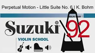 Perpetual Motion - Little Suite No. 6 | Piano Accompaniment | Suzuki Violin School | TCL Violin 5
