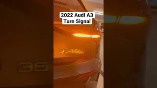 Audi A3 8Y Dynamic Turn Signal Lights 🔆 #shorts