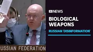 Russia accused of creating pretext for biological weapons attack on Ukraine | ABC News