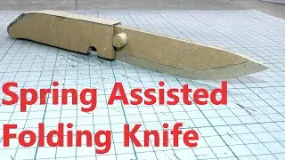 How to make DIY Cardboard Folding Knife