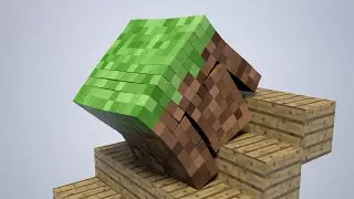 Minecraft Block Destruction with Realistic Physics &mdash; Hardbody Simulation