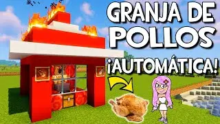 AUTOMATIC COOKED CHICKEN FARM 🍗 MINECRAFT TUTORIAL