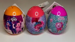 My Little Pony, Trolls, Gabby&rsquo;s Dollhouse Super Surprise Egg Unboxing ASMR