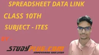 class 10th ITES Spreadsheet Data Linking