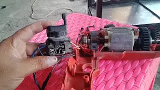 Part 2...cara servis bor tangan sendiri (saklar ngadat)