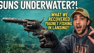 GUNS UNDERWATER?! What We Recovered Magnet Fishing In Lansing!!