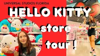 Shop With Me: Hello Kitty Store Tour | Universal Studios Florida | Squishmallows, Bags, & More!