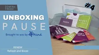 Unboxing the Mind PAUSE Box - Craft Kit Review - Mindfulness delivered right to your door! Box 4 REC