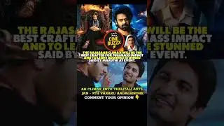 #director #maruthi #about #rajasaab #movie #memes#viral #latest #news #explore #horror #trending#fun