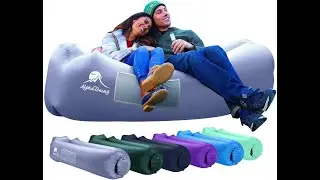 Alpha Being Inflatable Lounger   Best Air Lounger for Travelling, Camping.