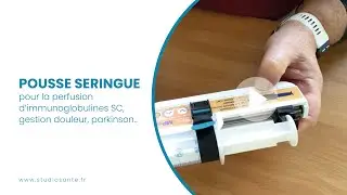 Pousse seringue SMD pour perfusion (Tutoriel)