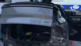 Repair the car that suffered a huge rear end collision! High quality repair