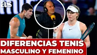 ALEX CORRETJA explica la GRAN DIFERENCIA ENTRE EL TENIS MASCULINO Y FEMENINO | Open Australia