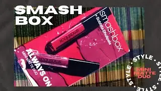 SmashBox Always On Mini Matte Lipstick, Bawse & Gulabae Swatches