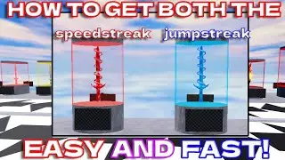 How to get both the Speedstreak and Jumpstreak in Killstreak sword fighting!