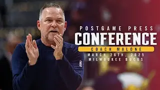 Coach Malone Full Postgame Press Conference vs. Bucks 🎙 | 3/26/25